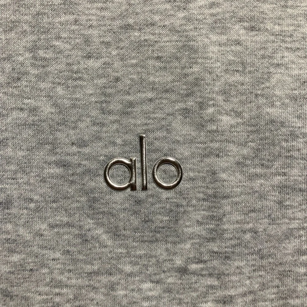 Alo Yoga Accolade Hoodie Cuffed Sweatpants Set Heather Grey Large Mens Womens